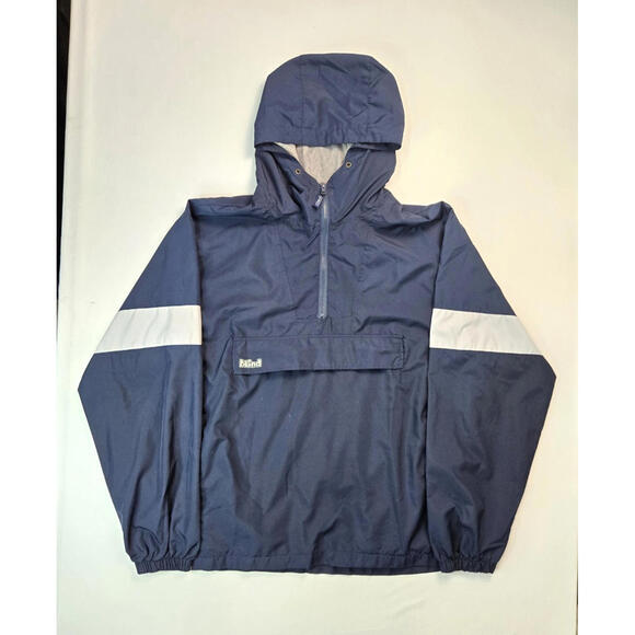 Blind Skateboards Vintage Navy Blue 1/2 Zip Pullover Anorak Windbreaker Mens S